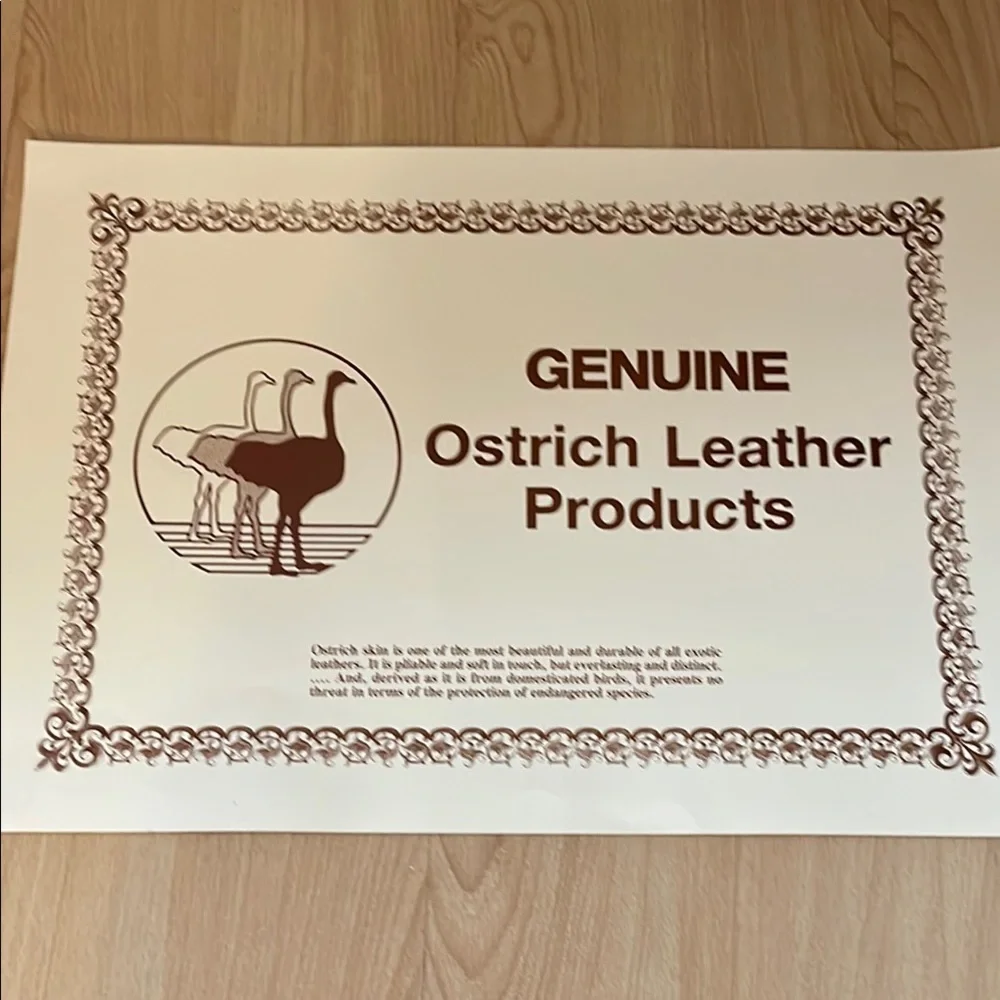 Elegant Brown Leather Portfolio